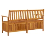 Garden Storage Bench - Solid Acacia Wood - 148 x 62 x 84cm