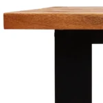 Dining Table With Live Edge - Solid Acacia Wood - 200 x 90cm x 75cm