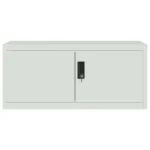 File Cabinet - Light Grey - Steel - 90 x 40 x 145cm