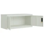 File Cabinet - Light Grey - Steel - 90 x 40 x 145cm