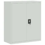 File Cabinet - Light Grey - Steel - 90 x 40 x 145cm