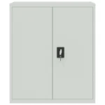 File Cabinet - Light Grey - Steel - 90 x 40 x 145cm