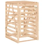 Carrero&Co - Triple Wheelie Bin Storage Unit - Solid Wood Pine - 240 x 91.5 x 128.5cm