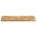 Table Top Solid Rough Mango Wood - Live Edges - 140 x 60 x 2.5cm