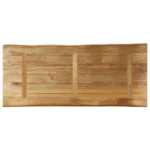 Table Top Solid Rough Mango Wood - Live Edges - 140 x 60 x 2.5cm