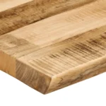 Table Top Solid Rough Mango Wood - Live Edges - 140 x 60 x 2.5cm