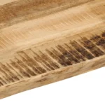 Table Top Solid Rough Mango Wood - Live Edges - 140 x 60 x 2.5cm