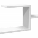 Engineered Wood - Wall Shelf - White - 104 x 15 x 49cm