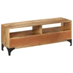 TV Cabinet - Solid Mango Wood - Handmade - 120 x 35 x 45cm