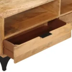 TV Cabinet - Solid Mango Wood - Handmade - 120 x 35 x 45cm