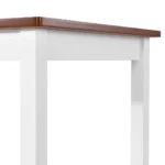 Solid Wood - Bar Table And Stool Set - 5 Pieces