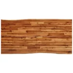 Dining Table With Live Edge - Solid Acacia Wood - 180 x 90 x 75cm