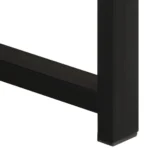 x3 Nesting Coffee Tables - Solid Acacia Wood And Steel - 45 x 45 x 50cm