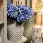 Luxurious Bloomville Aged Stone Vase - 30cm x 30cm x 36cm