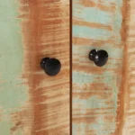 Sink Cabinet - Solid Reclaimed Wood - Mixed Colour Finish – 62 x 33 x 58cm