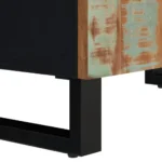 Sink Cabinet - Solid Reclaimed Wood - Mixed Colour Finish – 62 x 33 x 58cm