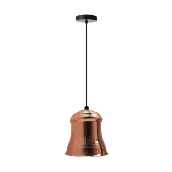 Vintage Retro Hanging Pendant Light -Gold - 1m