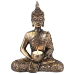 Buddha Tealight Holder - Resin Effect - 27cm x 20cm x 11cm