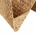 Water Hyacinth Magazine Rack - Beige - 31 x 31 x31cm
