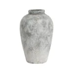 Aged Stone Tall Vase - Ceramic - Home Decor - 45cm