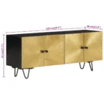 Wooden TV Cabinet - With Storage Unit - 110 x 30 x 45cm