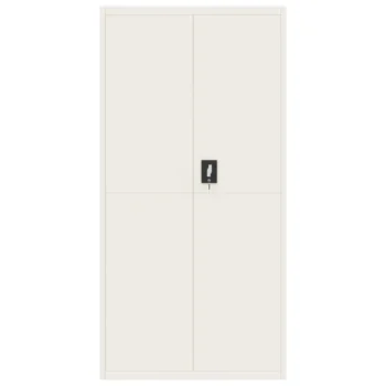 Steel File Cabinet With Lock – White – 90 x 40 x 180cm