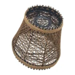 Woven Rattan Creative Lamp Cage - Hanging Fixture -18cm x 18.5cm