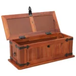 Storage Chest - Solid Acacia Wood - 60 x 25 x 22cm