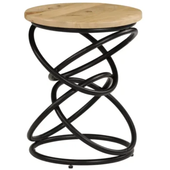 Side/Coffee Table - Brown - Solid Mango Wood - 40 x 50cm