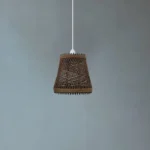 Woven Rattan Creative Lamp Cage - Hanging Fixture -18cm x 18.5cm