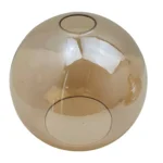 Vintage Amber Glass Pendant Light - Lampshade