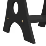 Mirror Jewellery Cabinet With LED Lights - Free Standing - Black Frame