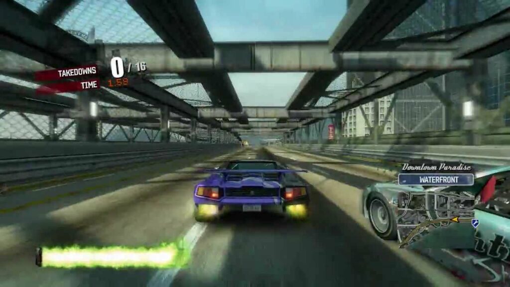 Burnout Paradise race