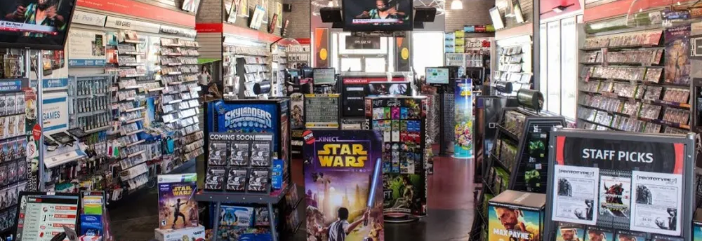 Photo | Inside a GameStop store | Credit: GameStop