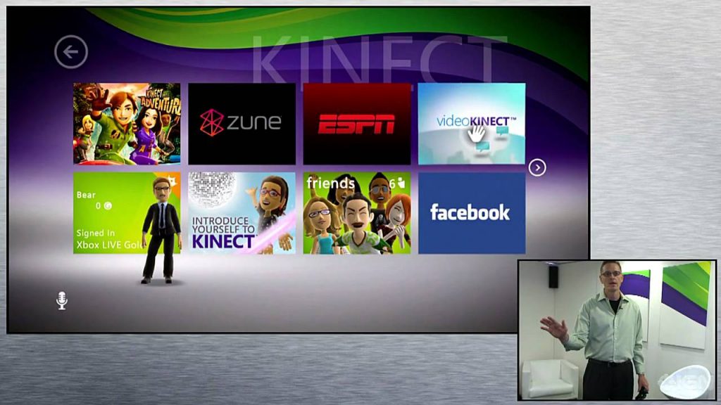 Screenshot | Kinect hub