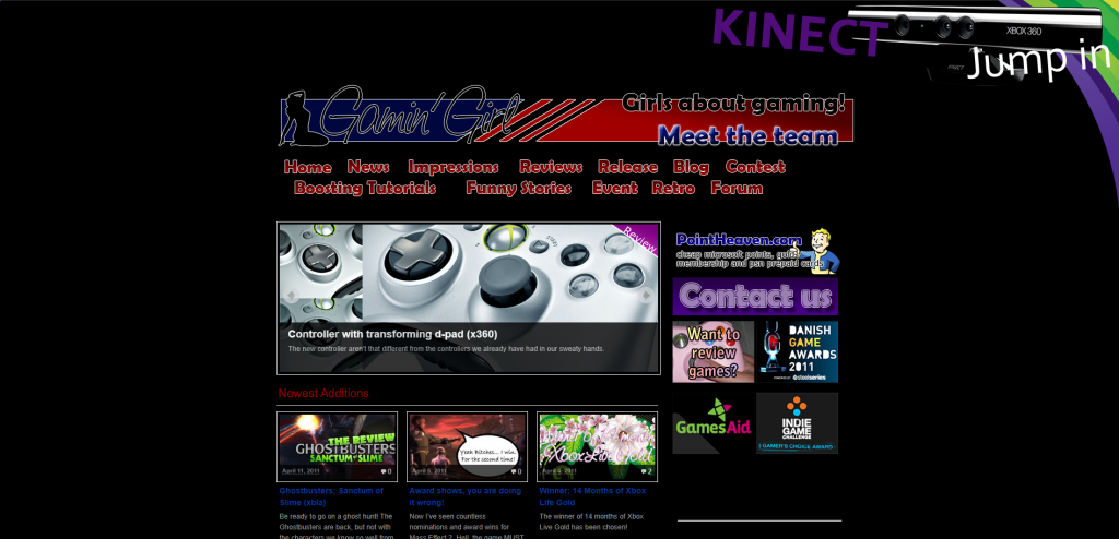 Screenshot | Gamin' Girl April 2011