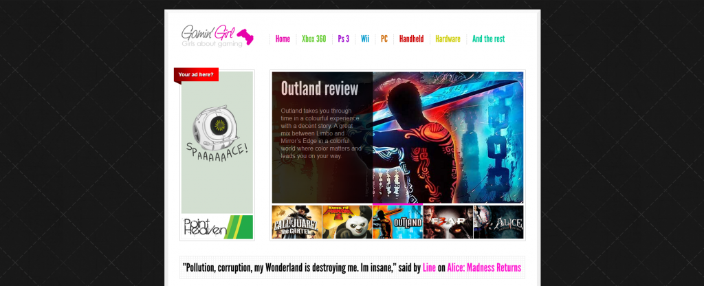 Screenshot | gamingirl.com 2011