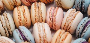 Diverse macarons