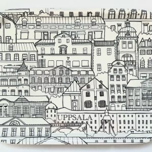 Uppsalabricka 27x20cm vit