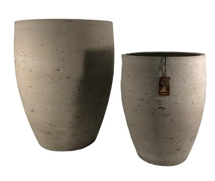 Adelaide Cement light  pot high set 2 – Olive