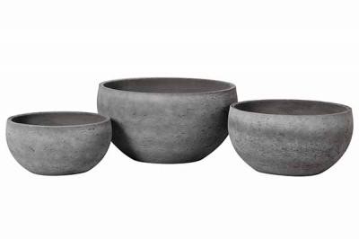 Adelaide Cement light  bowl set 3 – Anth