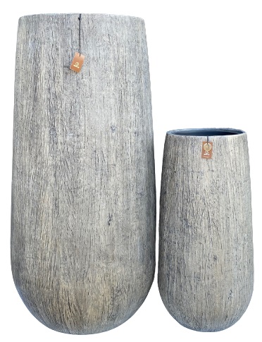 Gerroa Woodlook bowl vase + PI set 2 – WBeige