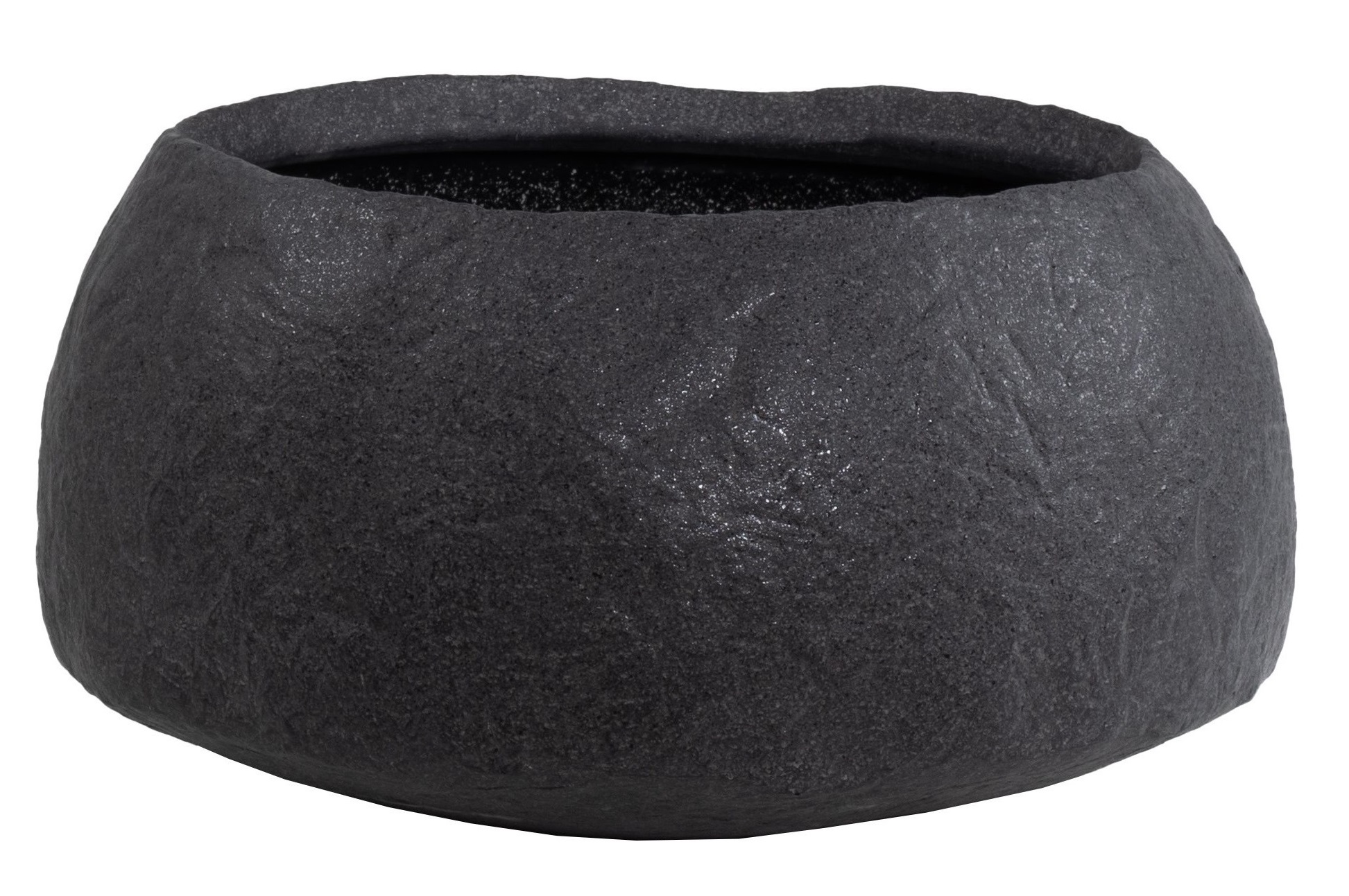 Organic bowl plate B – spotted black