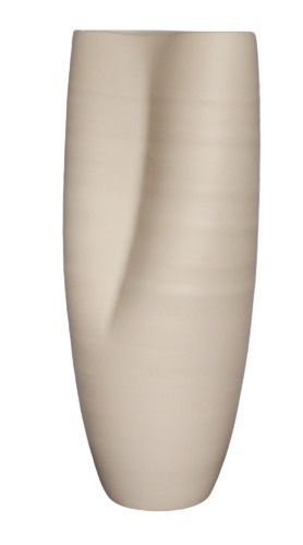 Celtic dented vase XL – beige