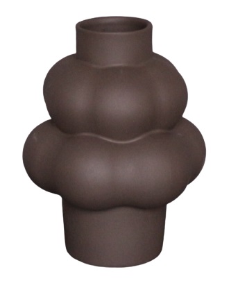 Coldwell vase L – dark brown