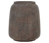 Deco vase high B – antique brown