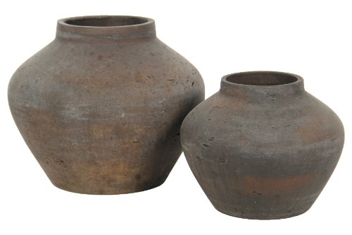 Classic vase low AB – antique brown