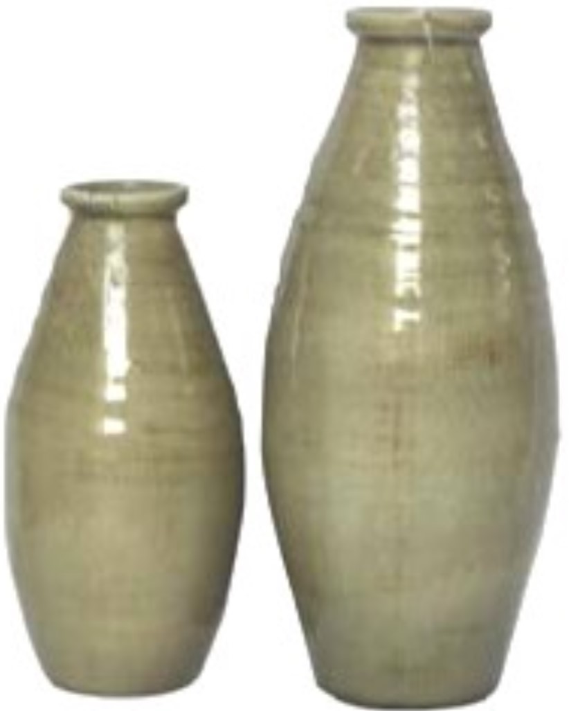 Bottle vase Napels – green