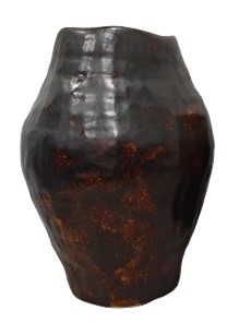 1) Deco vase Sevilla XL – bronze-black