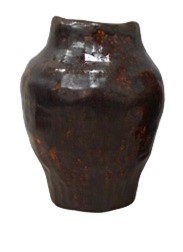1) Deco vase Sevilla M – bronze-black